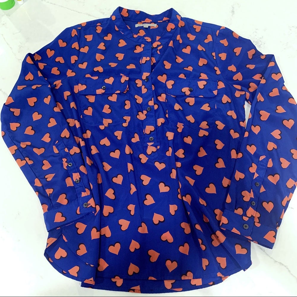 2:$15 Gap Botton Down top